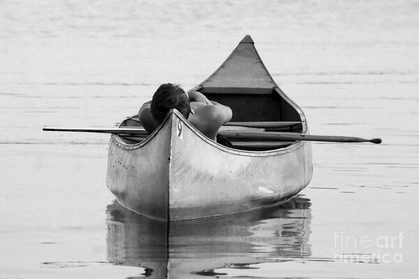 Canoe Art Art Print featuring the photograph Tranquil on Chautaqua Lake by Jessica Group