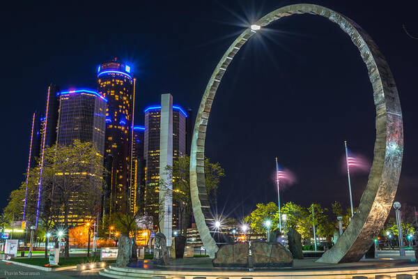 Detroit Art Print featuring the photograph Transcend Detroit by Pravin Sitaraman