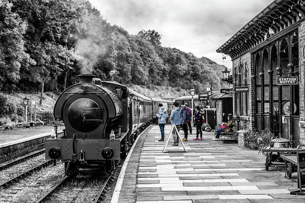 Steam Art Print featuring the photograph Travellers in Time by Nick Bywater