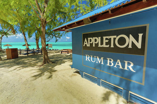 Beach Art Print featuring the photograph Tropical Rum Bar by Dillon Kalkhurst