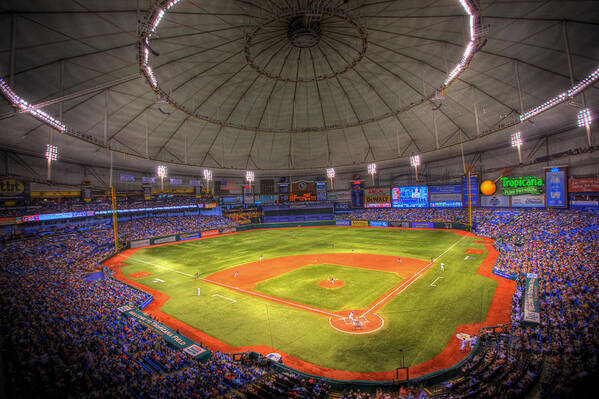 Tropicana Field Art Print featuring the photograph Tropicana Field by Shawn Everhart