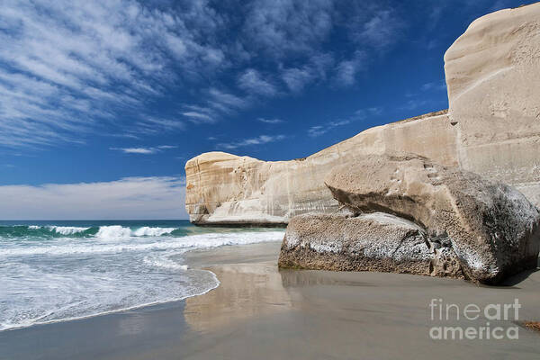 Landscape Art Print featuring the photograph Tunnel Beach 1 by Werner Padarin
