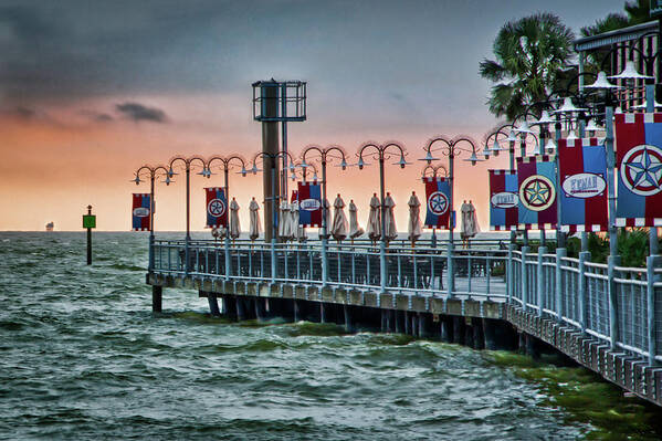 Kemah Art Print featuring the photograph Twilight at Kemah by James Woody