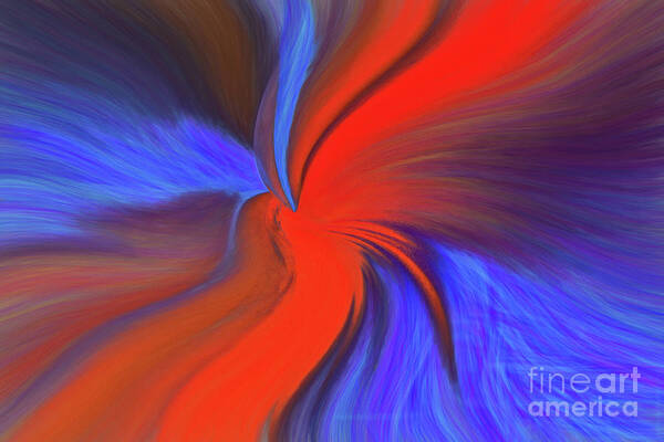 Abstract Art Print featuring the photograph Twisted by Patti Schulze