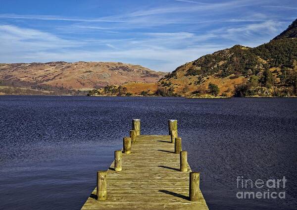 Ullswater Art Print featuring the photograph Ullsawater Lake District by Martyn Arnold
