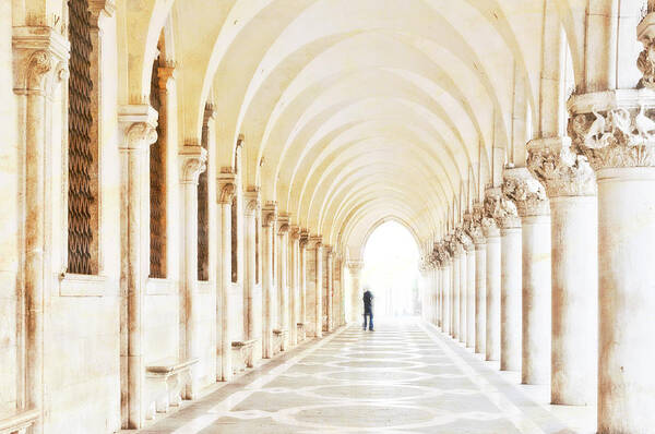 Venice Art Print featuring the photograph Underneath the Arches by Marion Galt