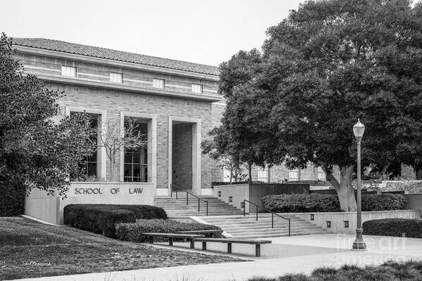Aau Art Print featuring the photograph University of California Los Angeles School of Law by University Icons