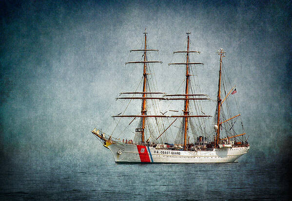 Textured Art Print featuring the photograph USCS Eagle by Fred LeBlanc