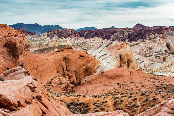 Landscape Art Print featuring the photograph Valley of Fire by Paul Johnson