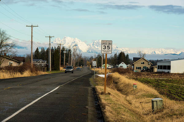 Van Buren Road North Art Print featuring the photograph Van Buren Road North by Tom Cochran