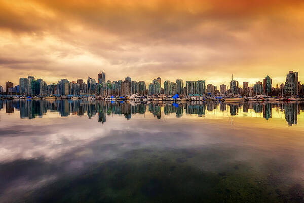 Vancouver Art Print featuring the photograph Vancouver reflections by Eti Reid