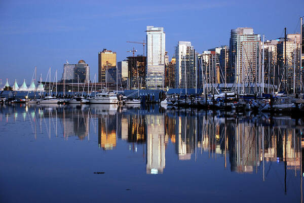 Vancouver Art Print featuring the photograph Vancouver Skyline by Alasdair Turner