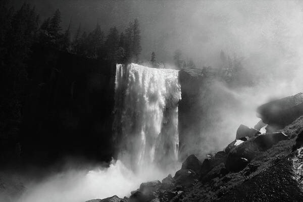 Vernal Fall Art Print featuring the photograph Vernal Fall and Mist Trail by Raymond Salani III