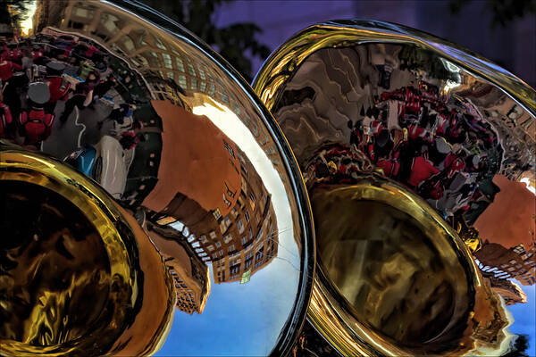 Veterans Day Nyc 11_11_17 Art Print featuring the photograph Veterans Day NYC 11_11_17 Tubas by Robert Ullmann