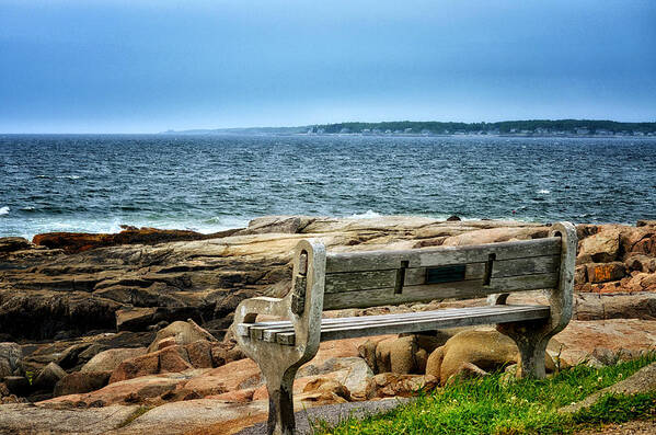 Sea Art Print featuring the photograph View of the Sea by Tricia Marchlik