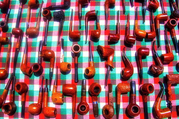 Pipe Art Print featuring the photograph Vintage Pipes by Garry Gay