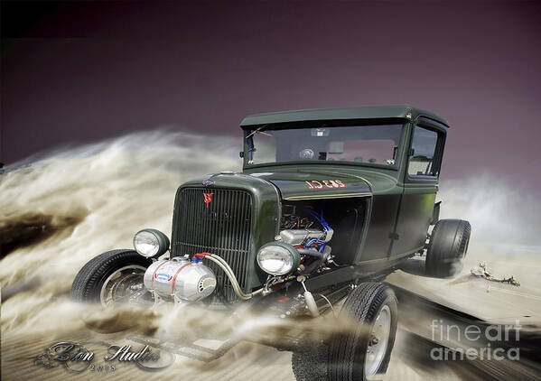 Photoshop Art Print featuring the photograph Vintage Vehicle by Melissa Messick