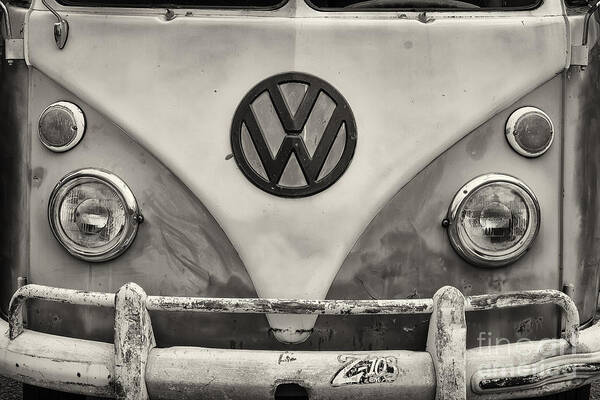 Vw Art Print featuring the photograph Volkswagen Bus by Dennis Hedberg