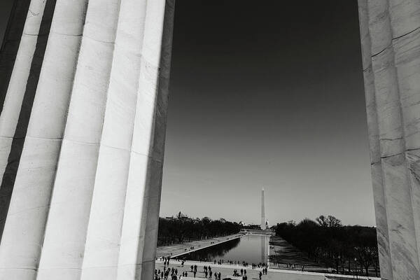 History Art Print featuring the photograph Washington Monument and Capitol Hill by Brandon Bourdages