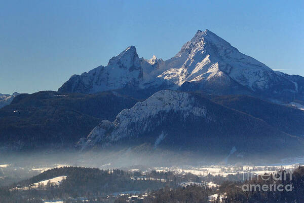 Prott Art Print featuring the photograph Watzmann Bavaria 1 by Rudi Prott