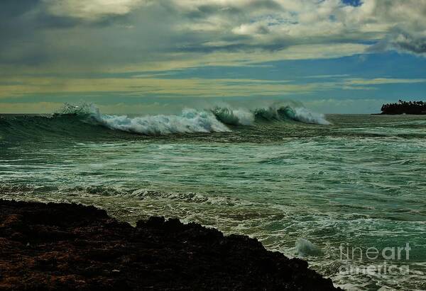 Wave Art Print featuring the photograph Wave Surge by Craig Wood