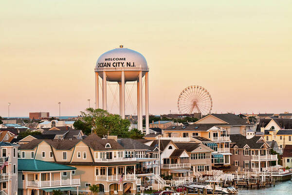 Ocean City Art Print featuring the photograph Welcome to Ocean City, NJ by Kristia Adams