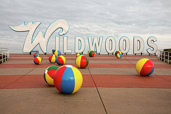 Wildwood Art Print featuring the photograph Welcome To The Wildwoods by Kristia Adams