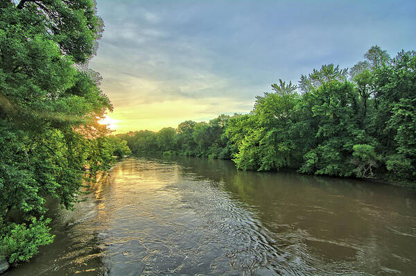 River Art Print featuring the photograph West Fork At Willow Bridge by Bonfire Photography