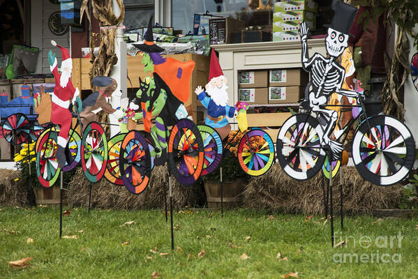 Jackson Village Art Print featuring the photograph Whirligigs by Bob Phillips