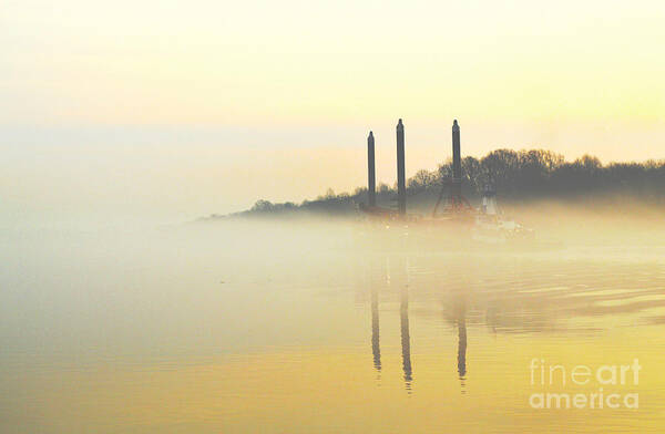 Delaware River Art Print featuring the photograph Whispers In The Wind - Contemporary Art by Robyn King