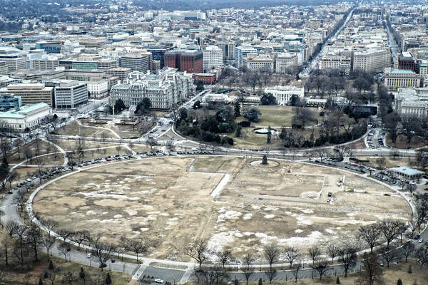 Washington Dc Art Print featuring the photograph White House and the Ellipse by George Taylor