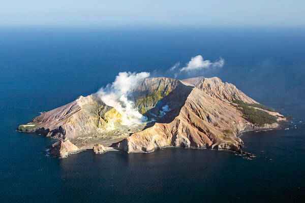 White Art Print featuring the photograph White Island by Nicholas Blackwell