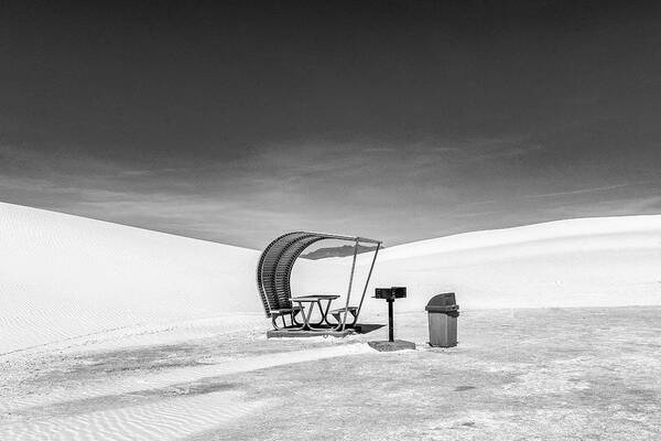 © 2017 Lou Novick All Rights Reserved Art Print featuring the photograph White Sands National Monument #8 by Lou Novick