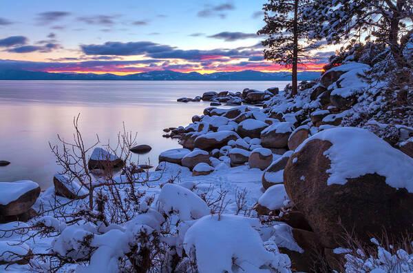 Landscape Art Print featuring the photograph White Tahoe by Jonathan Nguyen