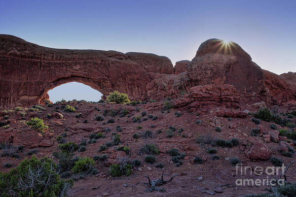 Utah Landscape Art Print featuring the photograph Will there be any Stars in my Crown by Jim Garrison