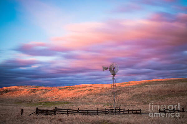 Windmill Art Print featuring the photograph Windmill LE by Anthony Michael Bonafede