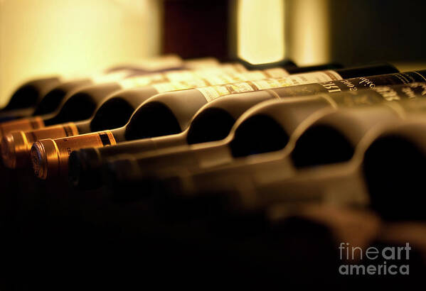 Wine Art Print featuring the photograph Wines by Delphimages Photo Creations