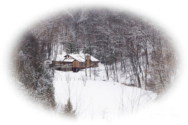 Secluded Art Print featuring the photograph Winter Home by Andrea Silies
