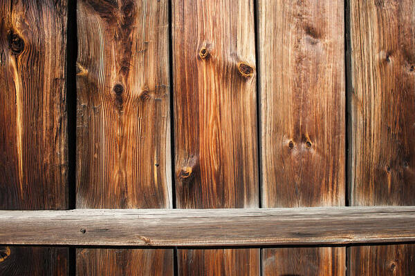 Plank Art Print featuring the photograph Wood Plank with Beautiful Texture by Artur Bogacki