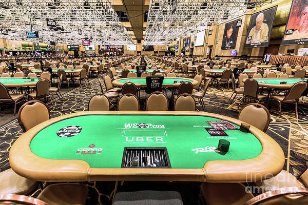 World Series Of Poker Art Print featuring the photograph WSOP Calm Before the Storm by Aloha Art