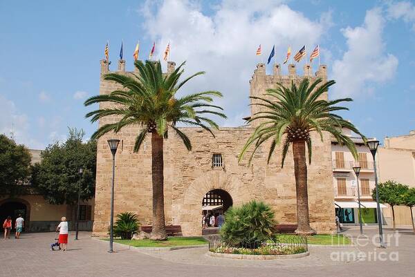Alcudia Art Print featuring the photograph Xara Gate in Alcudia on Majorca by David Fowler