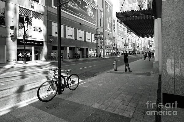 Toronto Art Print featuring the photograph Yonge and Queen in Toronto by Colin Cuthbert