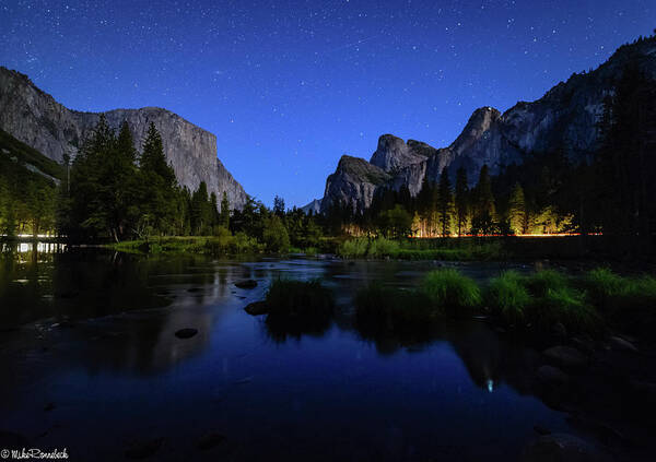 Yosemite Art Print featuring the photograph Yosemite Nights by Mike Ronnebeck