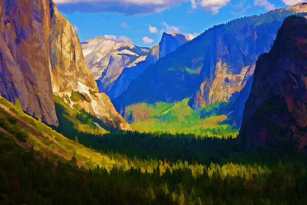 California Art Print featuring the photograph Yosemite Valley by Dennis Cox
