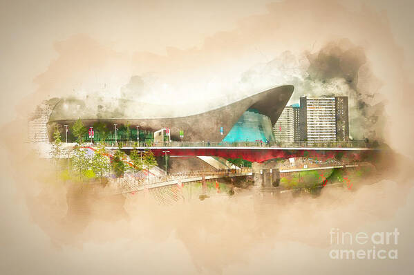  Art Print featuring the photograph Zaha Hadid The Wave Stratford by Jack Torcello