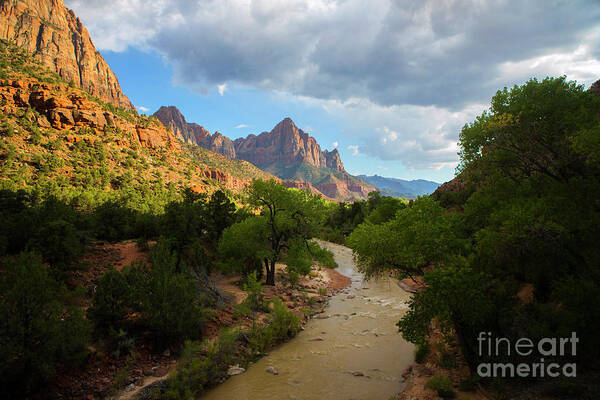 Zion Art Print featuring the photograph Zion National Park by Diane Diederich