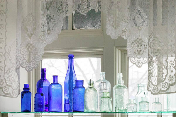 Bottles Art Print featuring the photograph Back in the Day #1 by Patty Colabuono