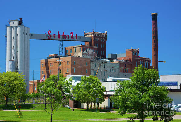 Schmidt Brewery Art Print featuring the photograph Historic Schmidt Brewery, St Paul #1 by Jim Schmidt MN