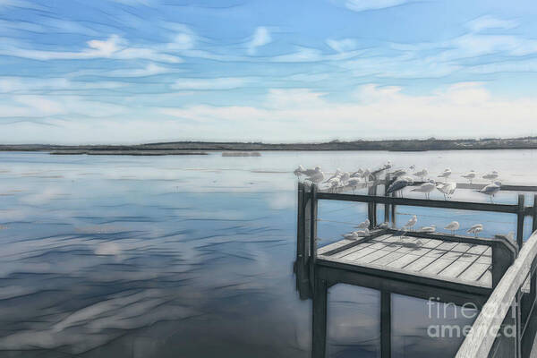 Blue Art Print featuring the photograph It's a Blue Day 2 #1 by Elaine Teague