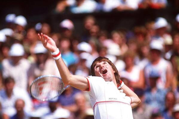 1980-1989 Art Print featuring the photograph Jimmy Connors #1 by Getty Images